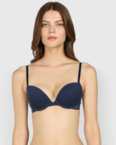 La Senza Trendy Plunge Bra Dark Blue / 34B